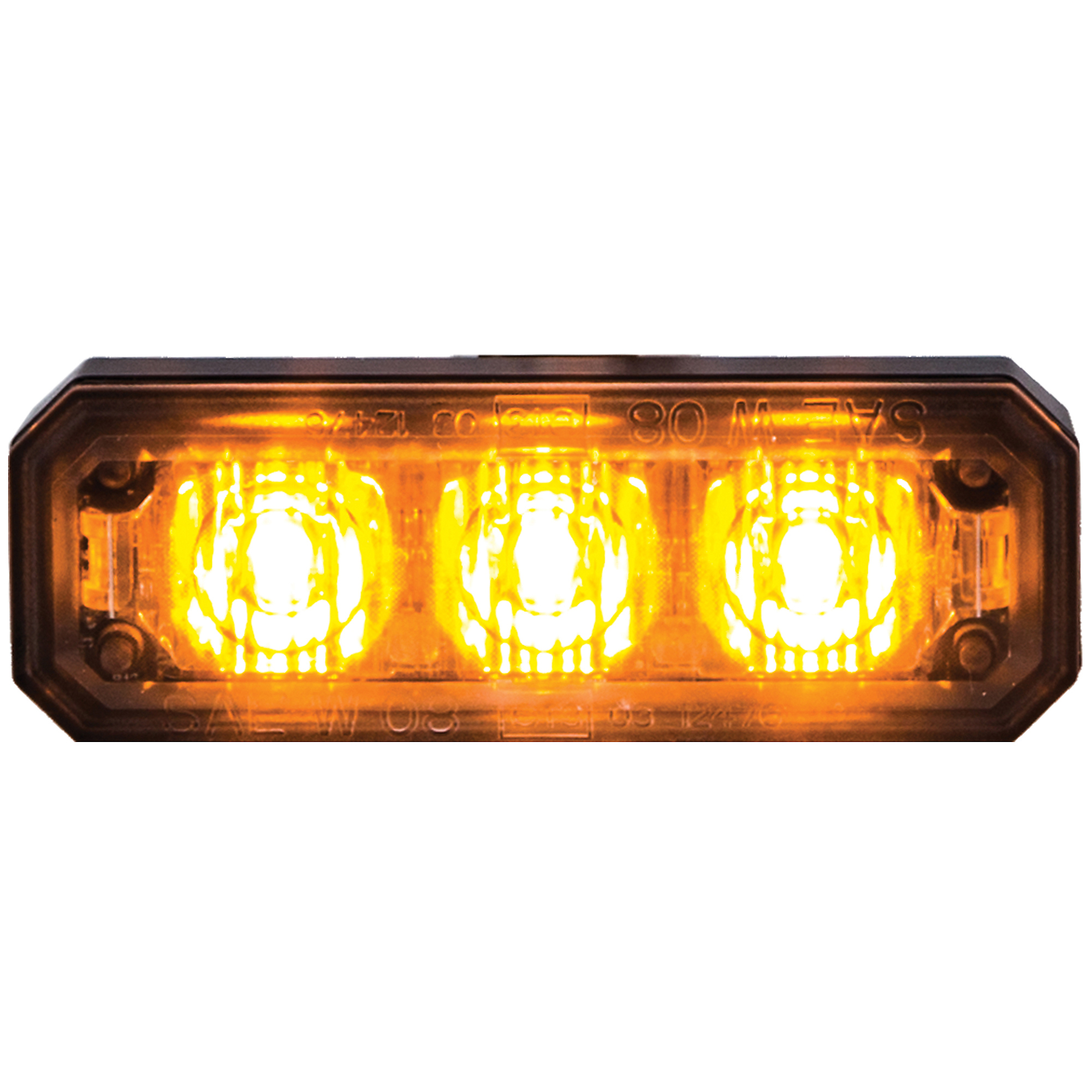 Buyers Products, 2.5in. LED Emergency Safety Truck Warning Flash Strobe Light, Light Type LED, Lens Color Amber, Included (qty.) 1 Model# 8891403